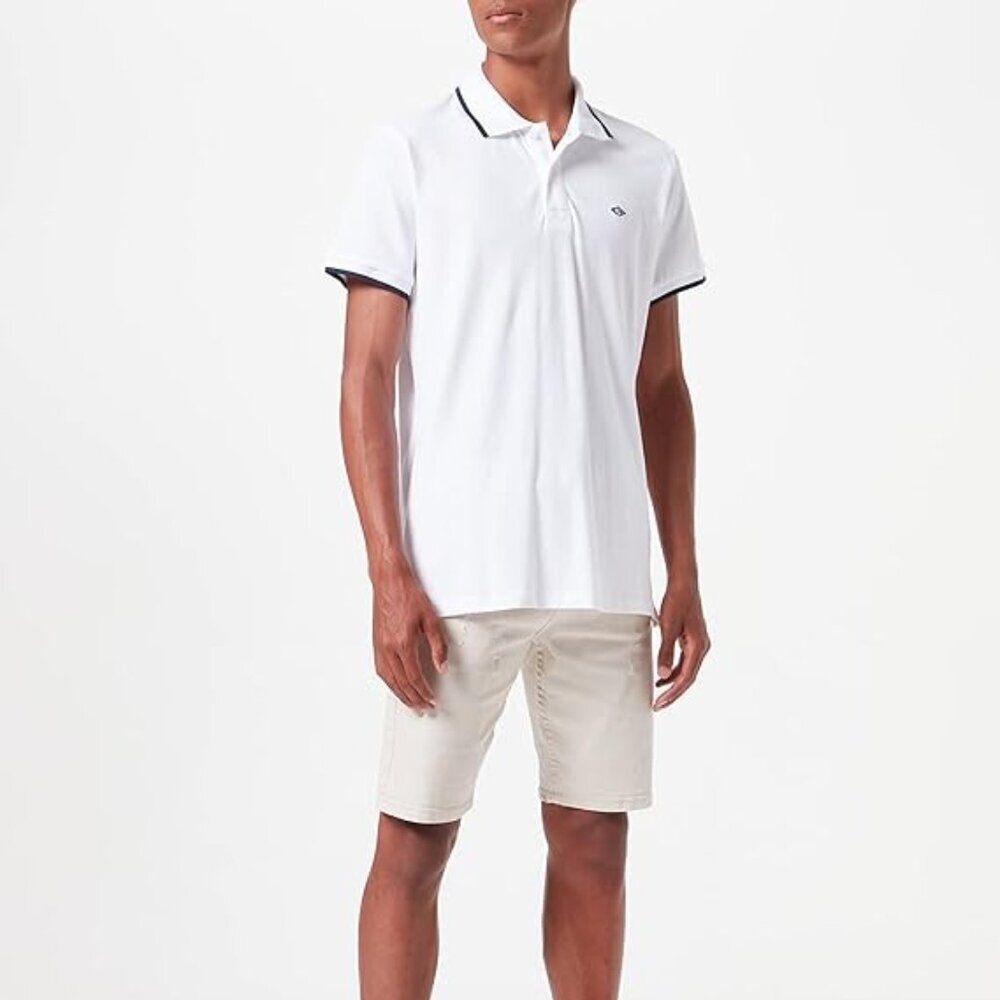 BLEND short sleeve  white polo from BLEND size large